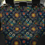 Bohemian Owl Pattern Print Pet Car Back Seat Cover