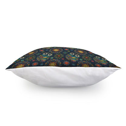 Bohemian Owl Pattern Print Pillow Cover