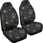 Bohemian Owl Pattern Print Universal Fit Car Seat Covers