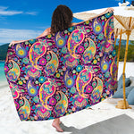 Bohemian Paisley Pattern Print Beach Sarong Wrap