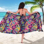 Bohemian Paisley Pattern Print Beach Sarong Wrap