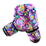 Bohemian Paisley Pattern Print Boxing Gloves