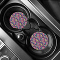 Bohemian Paisley Pattern Print Car Coasters