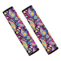 Bohemian Paisley Pattern Print Car Seat Belt Covers
