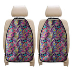 Bohemian Paisley Pattern Print Car Seat Organizers