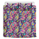 Bohemian Paisley Pattern Print Duvet Cover Bedding Set