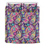 Bohemian Paisley Pattern Print Duvet Cover Bedding Set