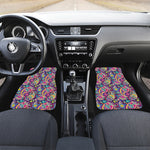 Bohemian Paisley Pattern Print Front Car Floor Mats