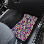 Bohemian Paisley Pattern Print Front Car Floor Mats