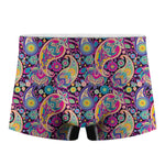 Bohemian Paisley Pattern Print Men's Boxer Briefs