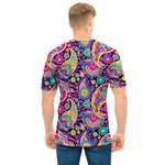 Bohemian Paisley Pattern Print Men's T-Shirt