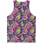 Bohemian Paisley Pattern Print Men's Tank Top