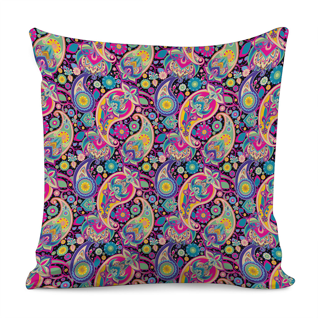 Bohemian Paisley Pattern Print Pillow Cover