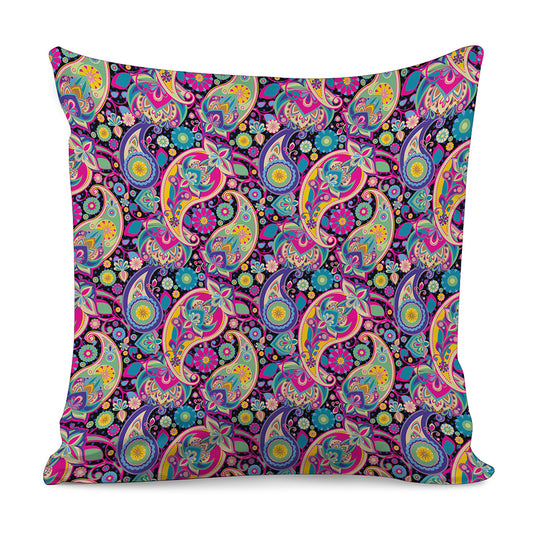 Bohemian Paisley Pattern Print Pillow Cover