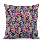 Bohemian Paisley Pattern Print Pillow Cover