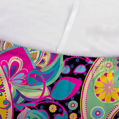 Bohemian Paisley Pattern Print Sofa Cover