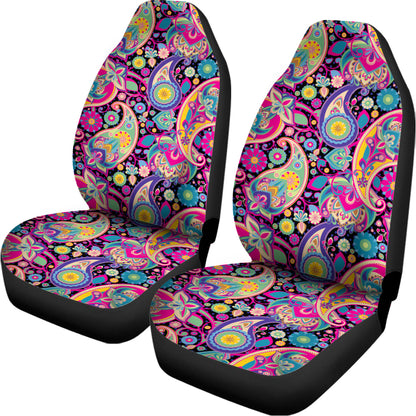 Bohemian Paisley Pattern Print Universal Fit Car Seat Covers