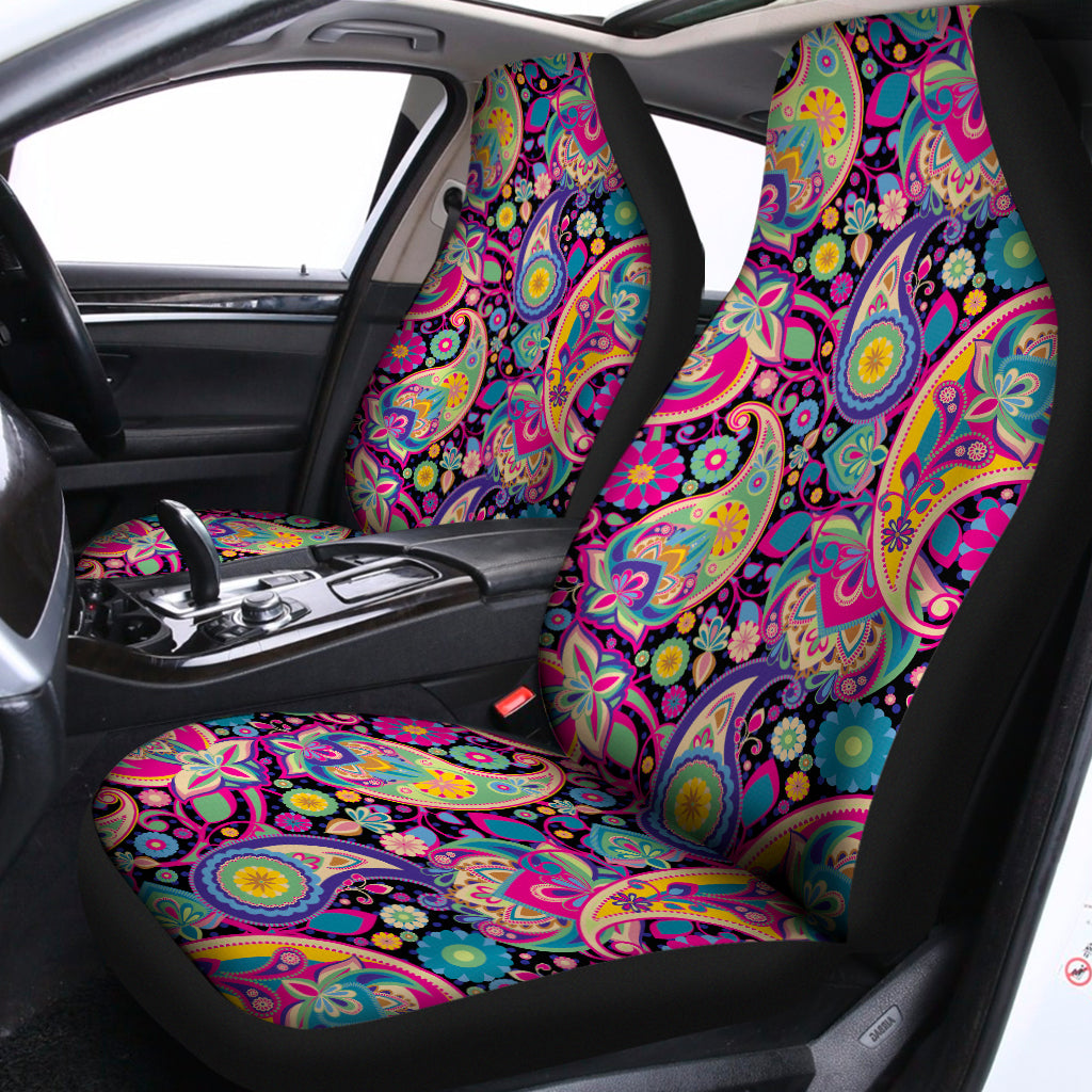 Bohemian Paisley Pattern Print Universal Fit Car Seat Covers