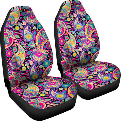 Bohemian Paisley Pattern Print Universal Fit Car Seat Covers