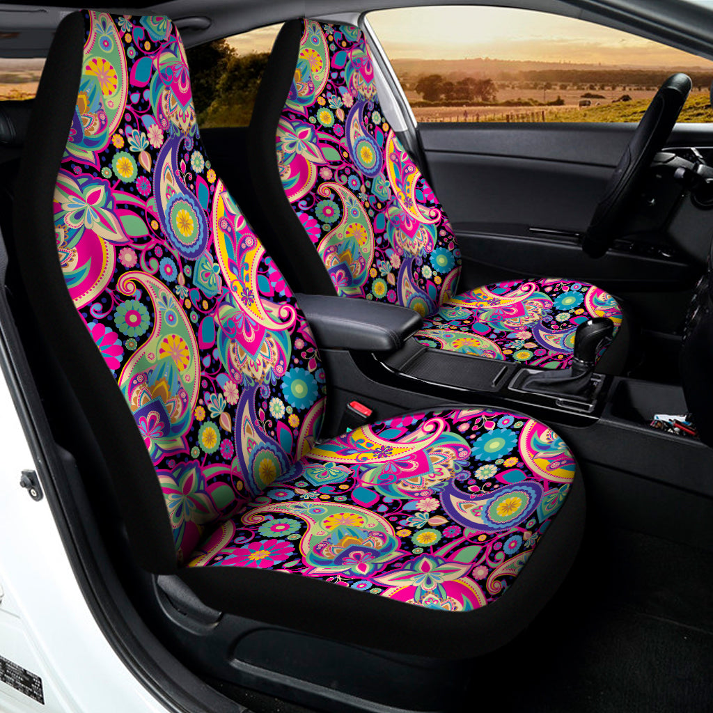 Bohemian Paisley Pattern Print Universal Fit Car Seat Covers
