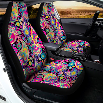 Bohemian Paisley Pattern Print Universal Fit Car Seat Covers