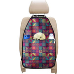 Bohemian Patchwork Pattern Print Car Seat Organizers