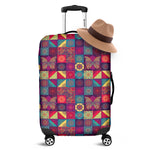 Bohemian Patchwork Pattern Print Luggage Cover