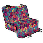 Bohemian Patchwork Pattern Print Pet Car Back Seat Cover