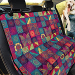 Bohemian Patchwork Pattern Print Pet Car Back Seat Cover