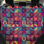 Bohemian Patchwork Pattern Print Pet Car Back Seat Cover
