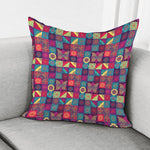 Bohemian Patchwork Pattern Print Pillow Cover