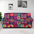 Bohemian Patchwork Pattern Print Sofa Cover