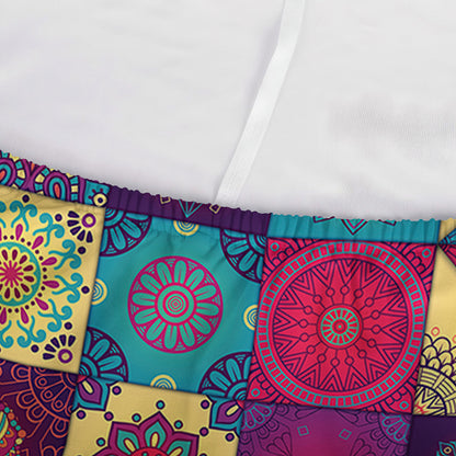 Bohemian Patchwork Pattern Print Sofa Cover