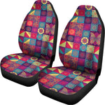 Bohemian Patchwork Pattern Print Universal Fit Car Seat Covers