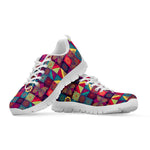 Bohemian Patchwork Pattern Print White Sneakers
