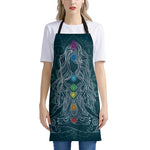 Bohemian Seven Chakras Print Apron