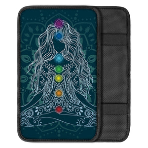 Bohemian Seven Chakras Print Car Center Console Cover