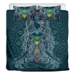 Bohemian Seven Chakras Print Duvet Cover Bedding Set
