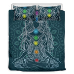 Bohemian Seven Chakras Print Duvet Cover Bedding Set