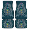 Bohemian Seven Chakras Print Front and Back Car Floor Mats