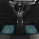 Bohemian Seven Chakras Print Front and Back Car Floor Mats