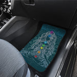 Bohemian Seven Chakras Print Front and Back Car Floor Mats