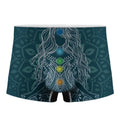 Bohemian Seven Chakras Print Men's Boxer Briefs
