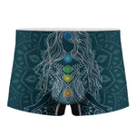 Bohemian Seven Chakras Print Men's Boxer Briefs