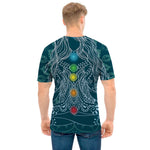 Bohemian Seven Chakras Print Men's T-Shirt