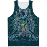 Bohemian Seven Chakras Print Men's Tank Top