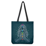 Bohemian Seven Chakras Print Tote Bag