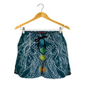 Bohemian Seven Chakras Print Women's Shorts