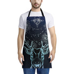 Bohemian Spiritual Deer Print Apron