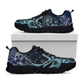 Bohemian Spiritual Deer Print Black Running Shoes